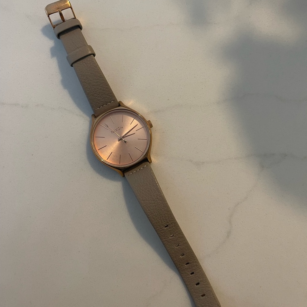 Nixon Women’s Leather Watch